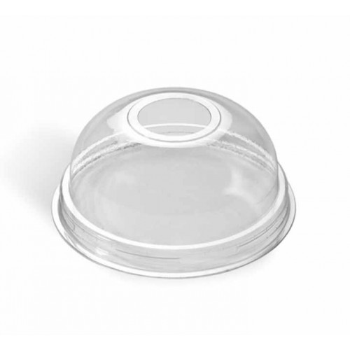 Καπάκι Διάφανο Πομπέ Φ95mm, για πλαστικά ποτήρια 300-400ml